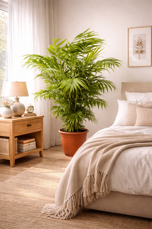 XXL Bergpalme 90–100 cm – Chamaedorea elegans Zimmerpflanze | Mexikanische Bergpalme | Pflegeleichte Grünpflanze für Wohnzimmer & Büro