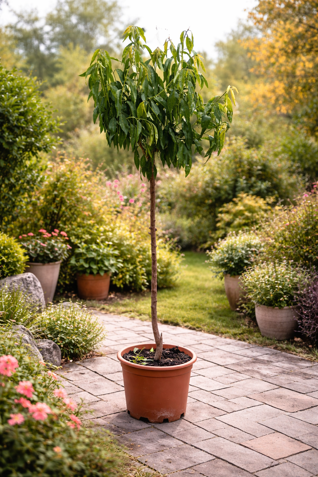 Mandelbaum Penta (Prunus dulcis) ca. 180 cm – Winterharte Mandel Pflan –  Blumen-Senf®