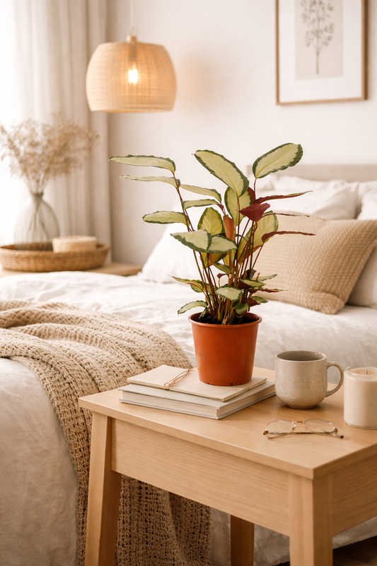 Calathea picturata 'Argentea' cca. 40 cm - Maranta - Zelená rostlina - Pokojová rostlina - Vhodné pro domácí mazlíčky