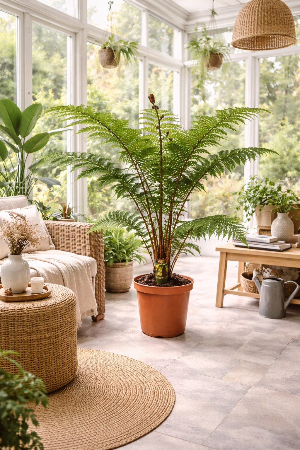 Australischer Baumfarn „Cyathea Australis“ – 80-100 cm hoch inkl. Topf