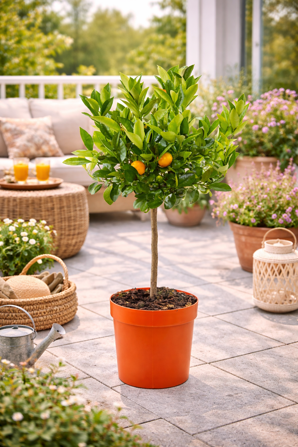 zimmerpflanze orange Calamondinorange (Zwergorange) 80–100 cm – Citrofortunella microcarpa /  Citrus calamondin – Zimmerzitrus, Zierorange, Citrus-Pflanze