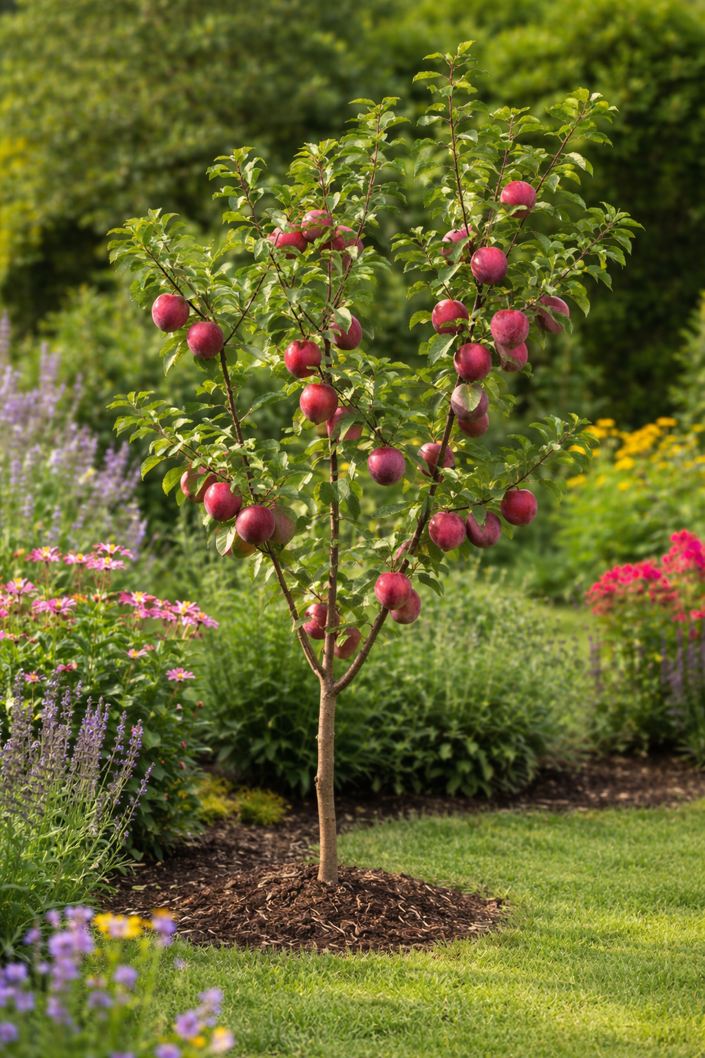 Pflaume Opal Hochstamm 100–120 cm selbstfruchtend – Pflaumenbaum Zwets