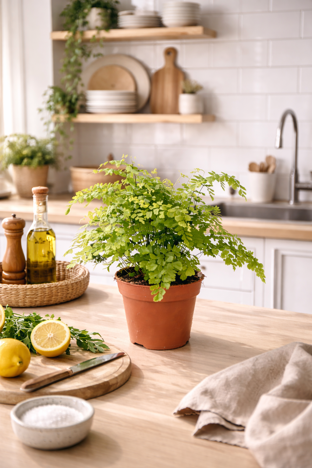 Adiantum raddianum Fragrans Frauenhaarfarn Venushaar Zimmerpflanze –  Blumen-Senf®