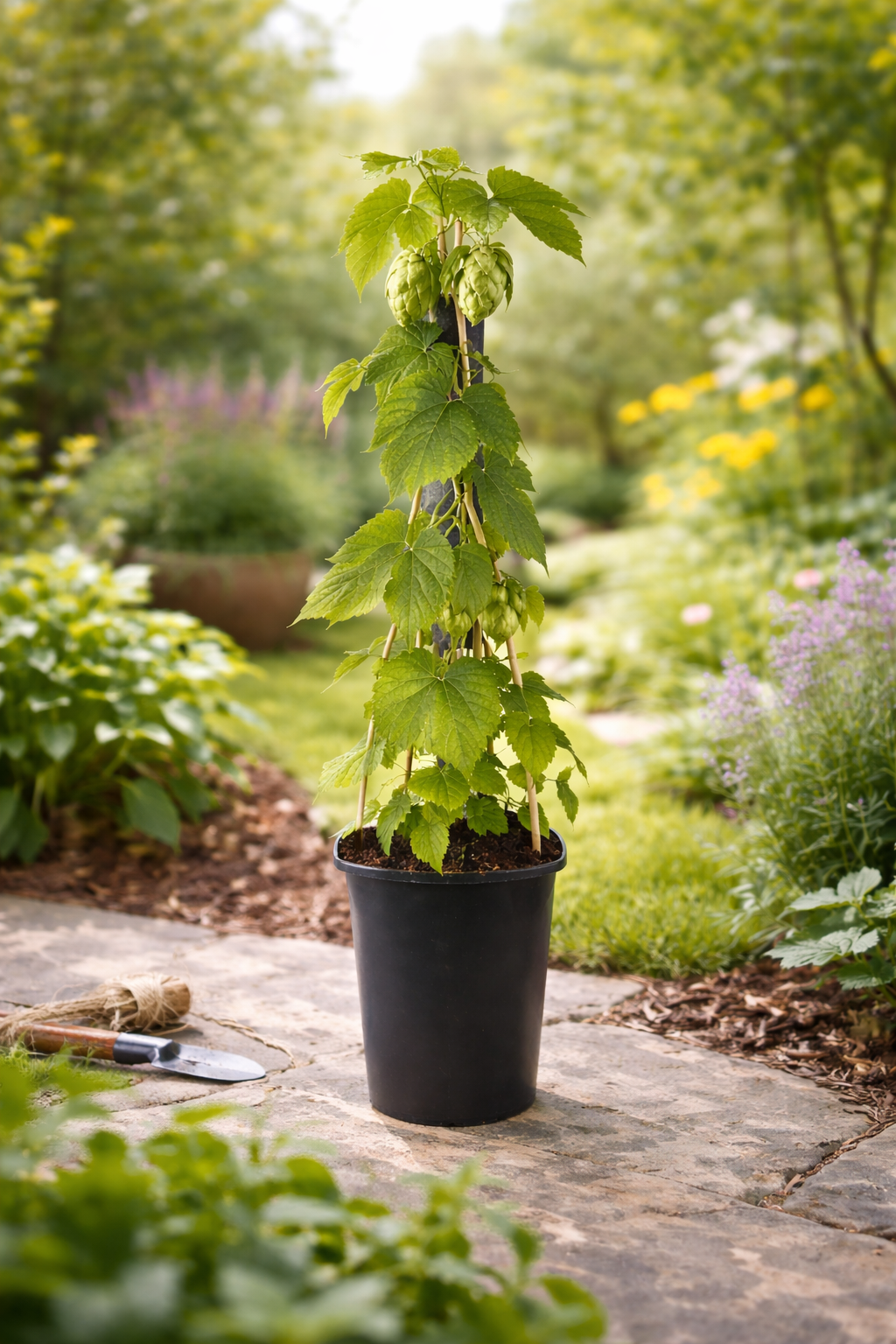 Hopfen - Humulus lupulus 40-60 cm - starkwachsende Kletterpflanze