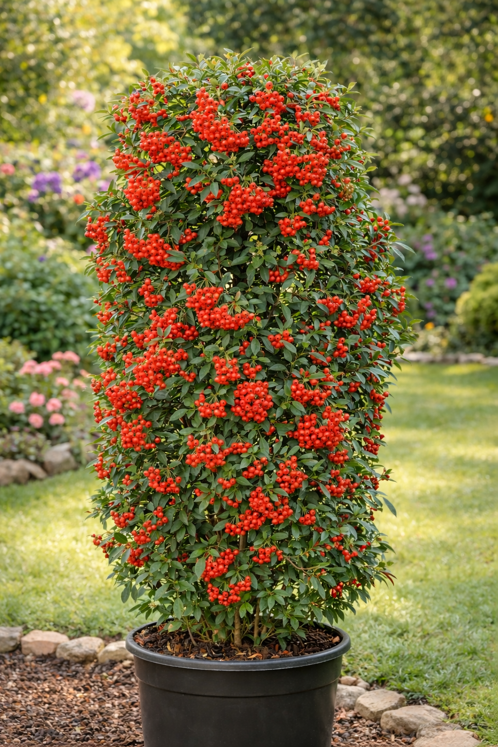 Feuerdorn Red Column 50–70 cm – Pyracantha coccinea Red Column immergr