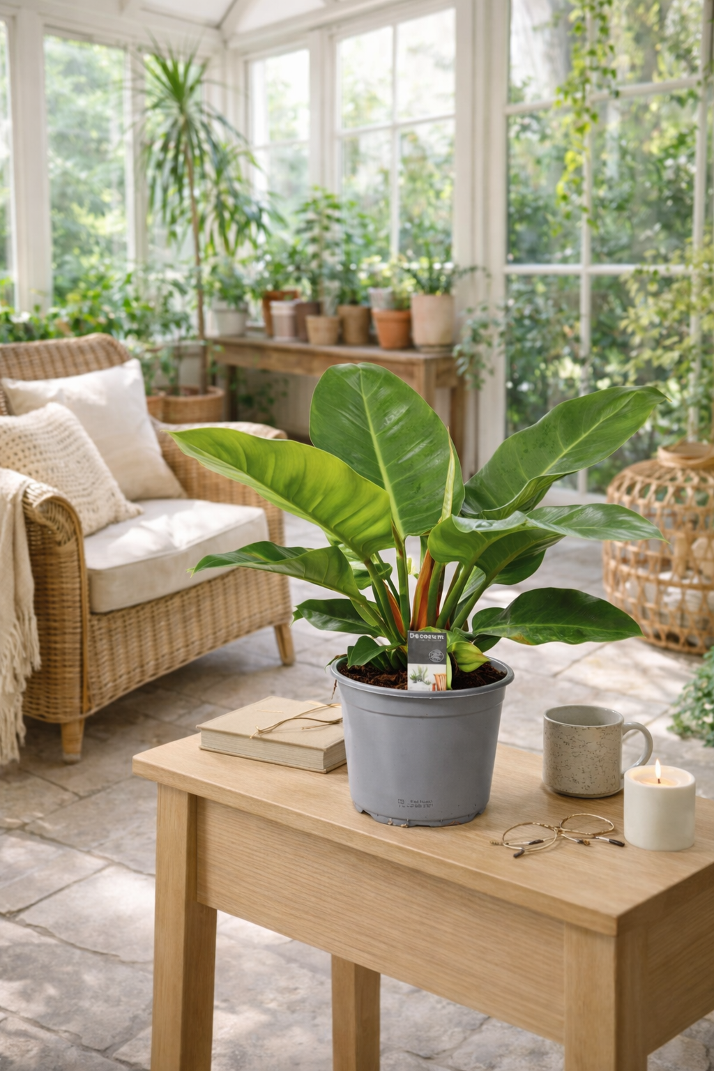 Philodendron Imperial Green – Immergrüne Zimmerpflanze ca. 40 cm
