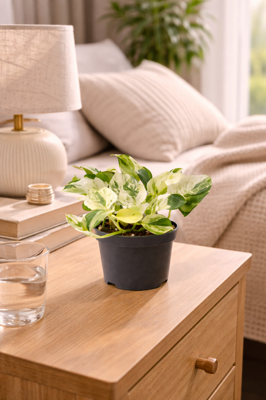Epipremnum Happy Leaf Ø12 cm – Efeutute Zimmerpflanze ca. 20 cm hoch –  pflegeleichte Grünpflanze für Wohnung & Büro