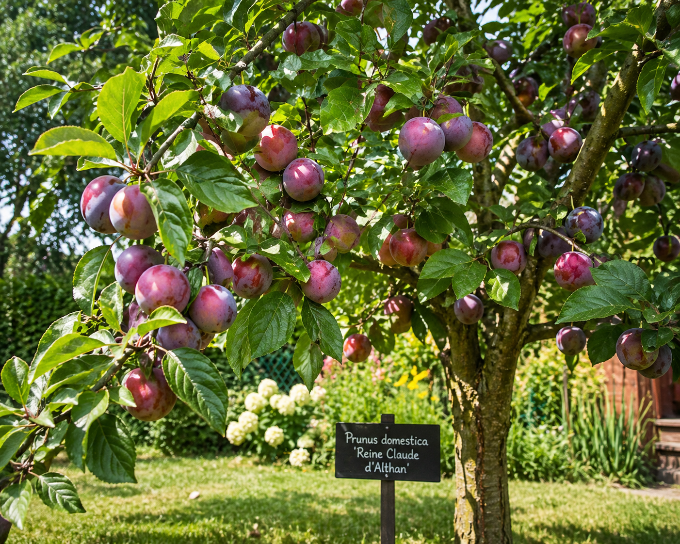 Pflaumenbaum ‘Reine Claude d’Althan’ 100–120 cm – Edelpflaume, Reneklode, Obstbaum winterhart