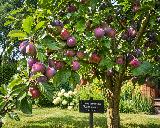 Pflaumenbaum ‘Reine Claude d’Althan’ 100–120 cm – Edelpflaume, Reneklode, Obstbaum winterhart