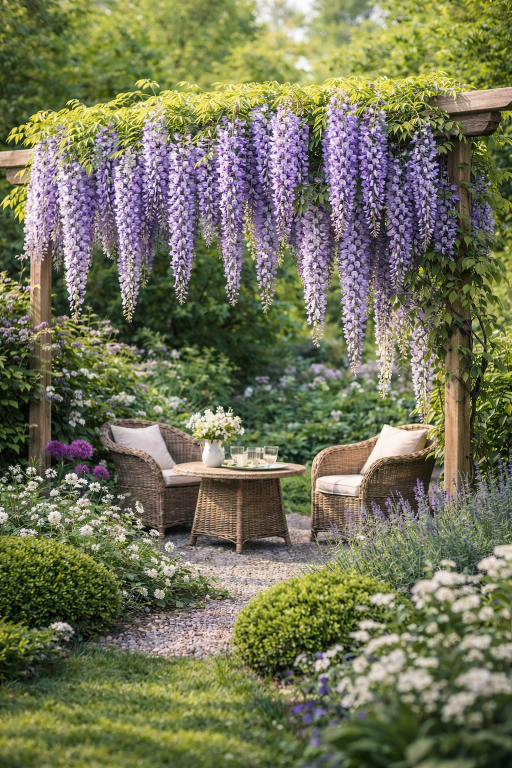 Wisteria floribunda 'Naga Noda' – Japanischer Blauregen 180–200 cm | Duftende Kletterpflanze, lange Blütentrauben, winterhart