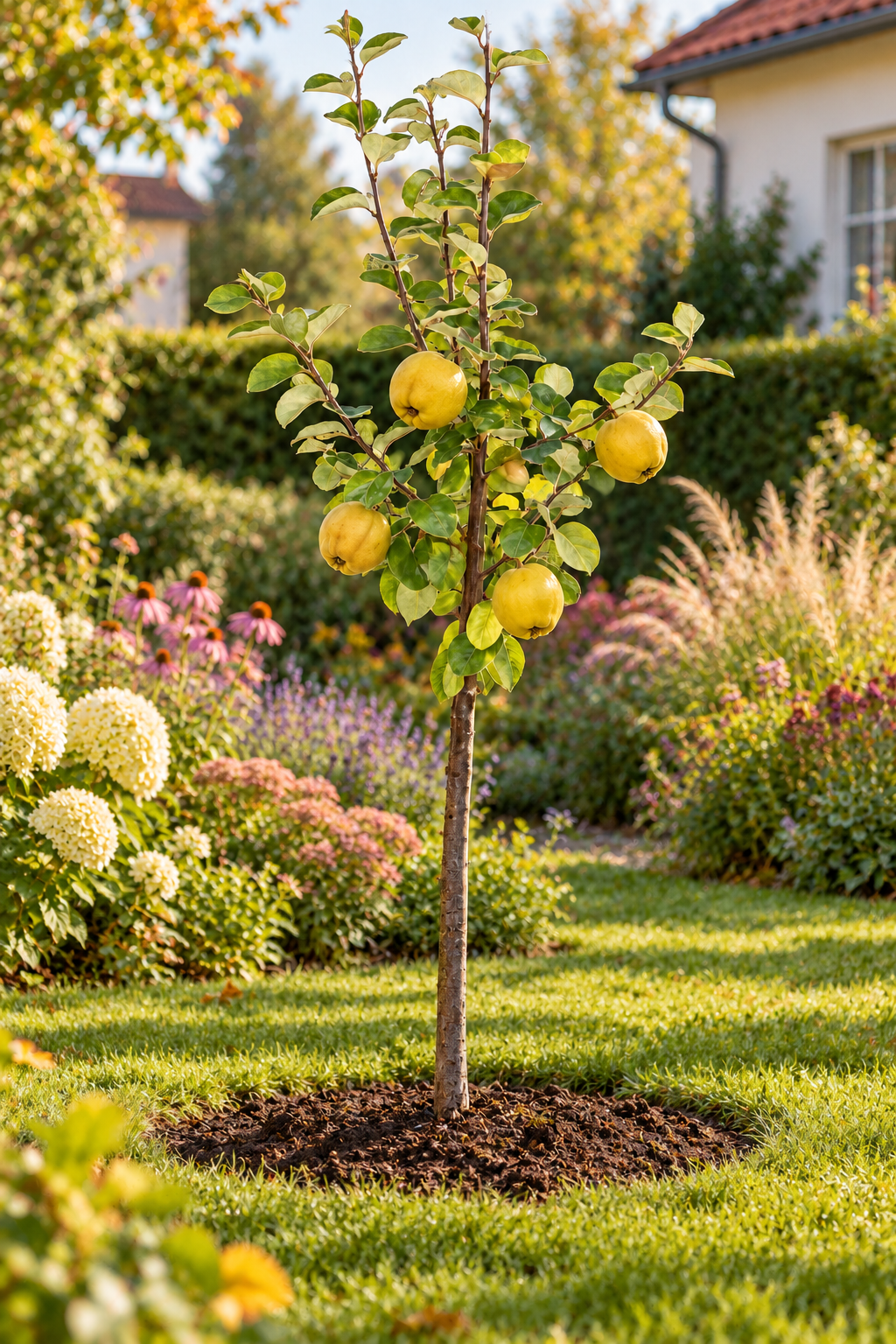 Cydonia oblonga ‘Leskovac’ 130–160 cm – Apfelquitte, Quittenbaum, winterharter Obstbaum für Garten