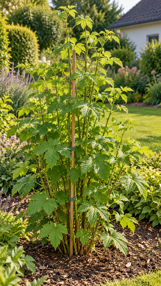 Zuckerblatt-Brombeere Sugarleaf® ‘Innocent’ – winterharte Süßblatt-Pflanze für Garten & Kübel – 50–70 cm inkl. Topf