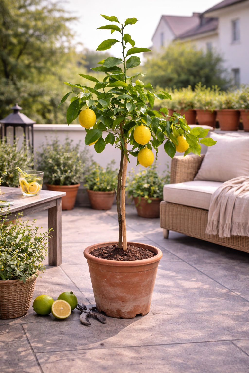 Citroenboom (Citrus Lemon) - potmaat 29x19 cm, hoogte 80 cm Citroenboom (Citrus Lemon) - potmaat 29x19 cm, hoogte 80 cm