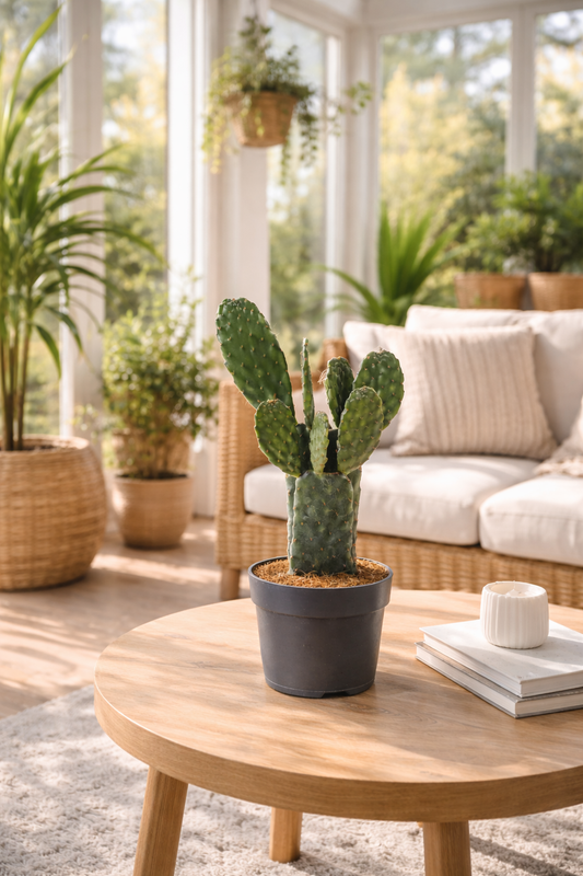 Opuntia rubescens Kaktus 25–30 cm – Feigenkaktus Ohrenkaktus winterhart Sukkulente Zimmerpflanze