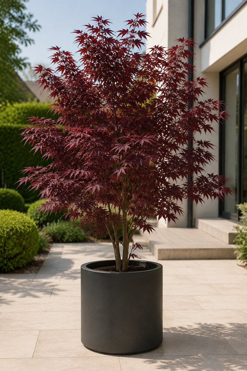 Acer palmatum ‘Atropurpureum’ ca. 30 cm – Roter Japanischer Fächerahorn für Garten, Terrasse und Kübel