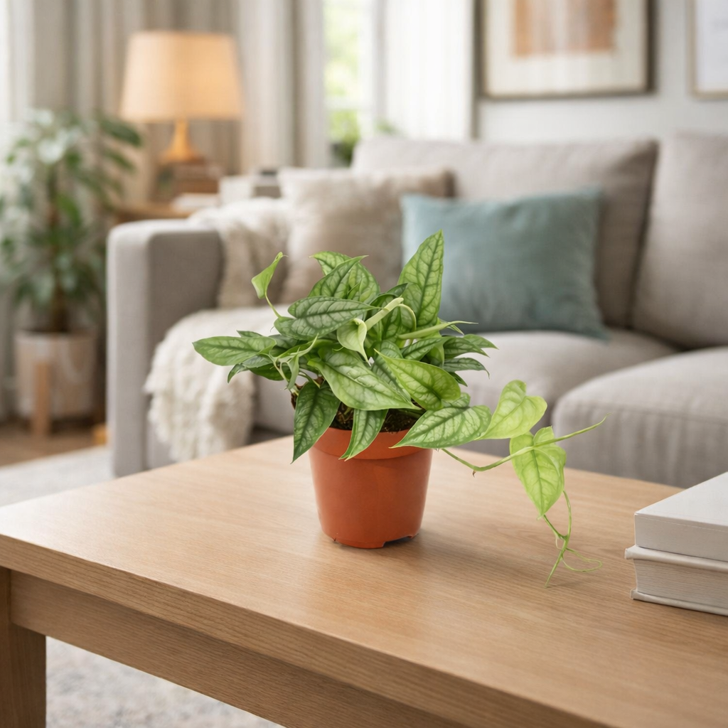 Exotická pokojová rostlina Monstera Siltepecana | 20–30 cm | 12cm květináč | Snadná péče, rychlý růst a čištění vzduchu