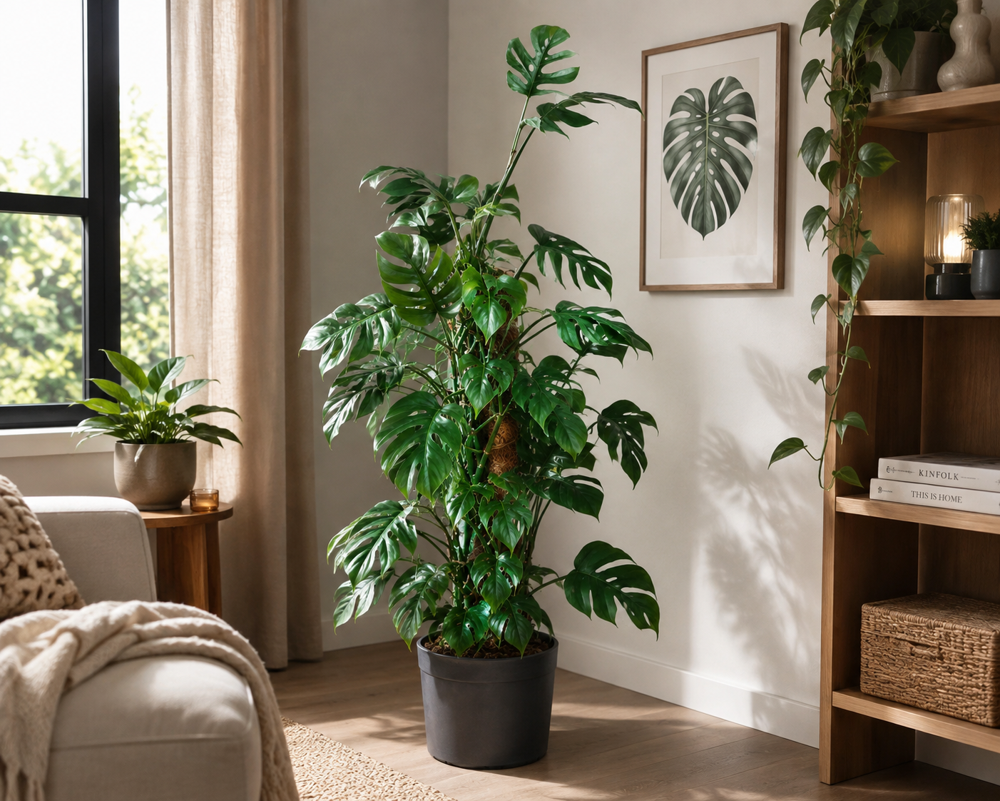 Rhaphidophora tetrasperma 80–100 cm – Mini Monstera, Fensterblatt & tropische Kletterpflanze