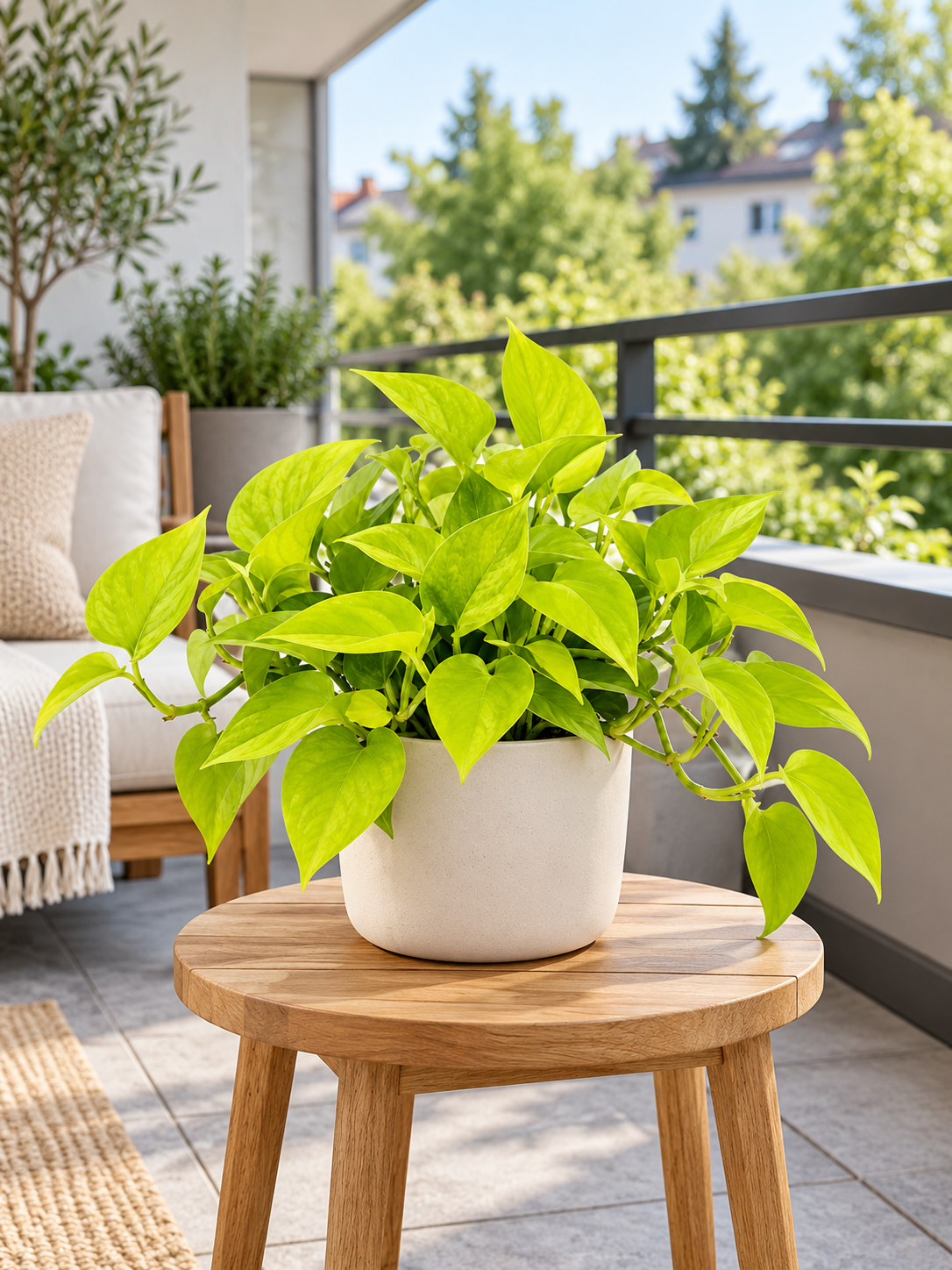 Klasika pro váš domov: Epipremnum 'Golden Pothos' - popínavý břečťan cca. 20 cm - Snadná údržba a dekorativní