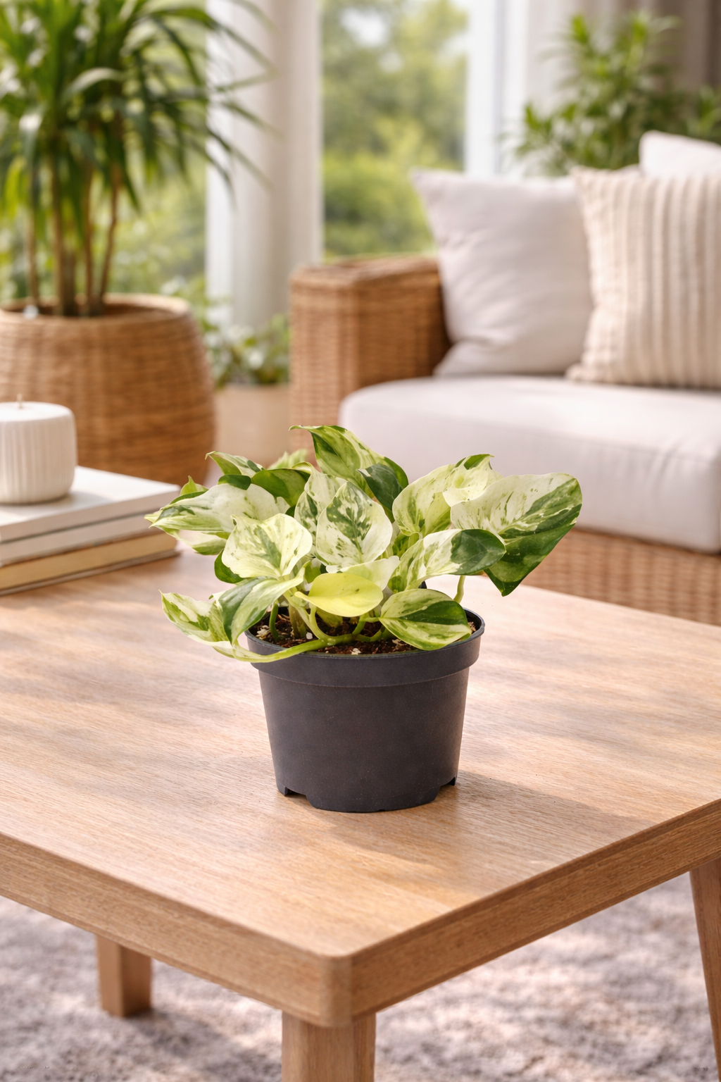 Epipremnum Happy Leaf Ø12 cm – Efeutute Zimmerpflanze ca. 20 cm hoch –  pflegeleichte Grünpflanze für Wohnung & Büro