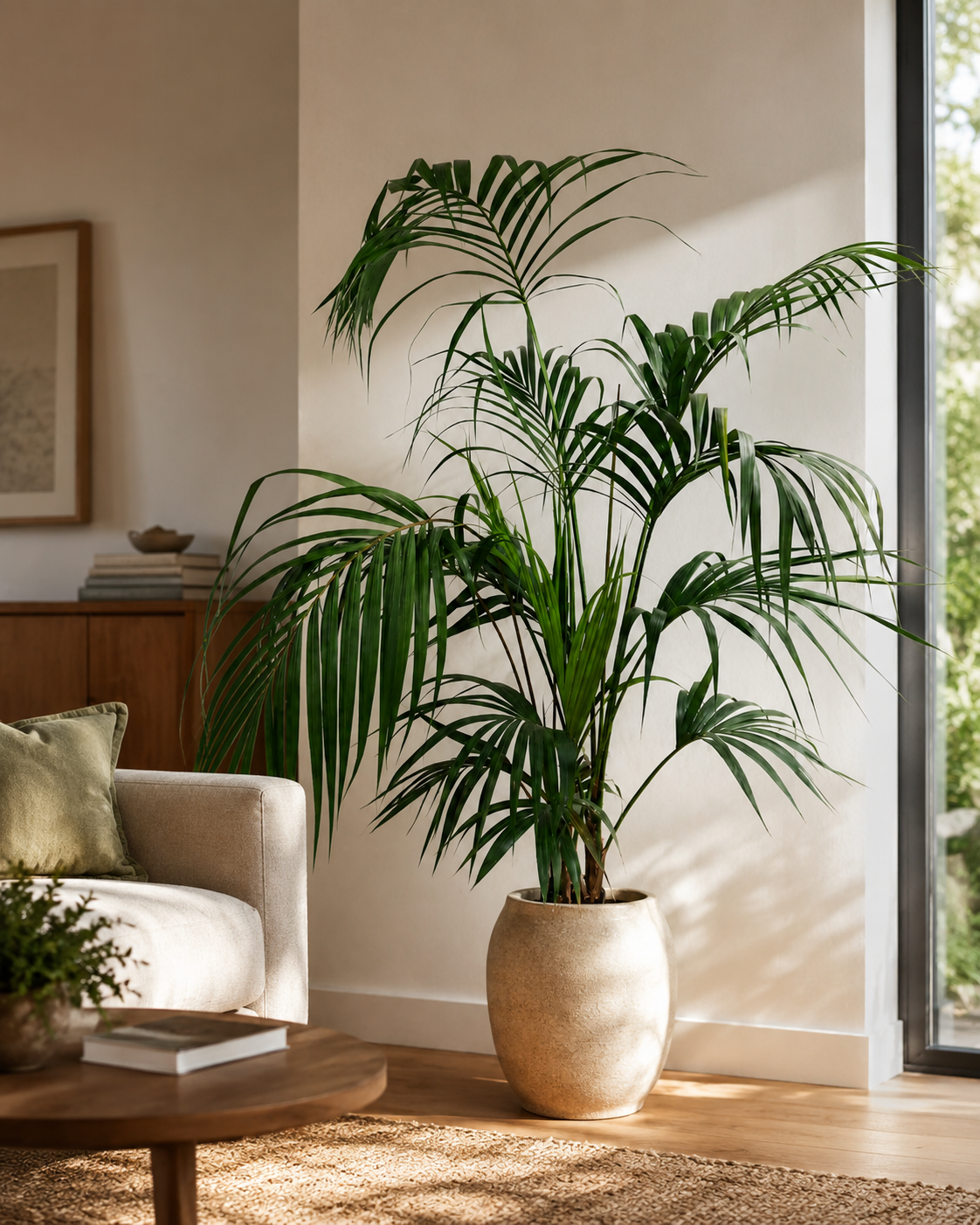 XXL Kentia Palme bis 220 cm – Howea forsteriana Zimmerpalme Indoor Palme große Wohnzimmerpalme
