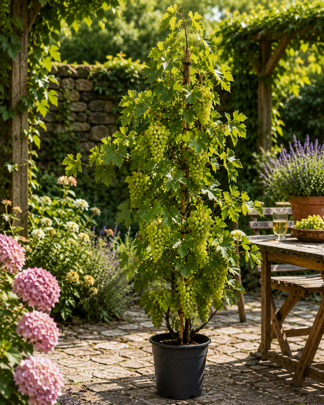 Vitis vinifera 'Excelsior' Weinrebe 120–180 cm – Tafeltraube, Rebstock, Weinpflanze, Kletterpflanze