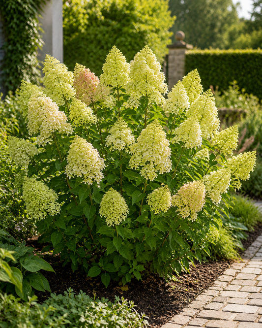 Rispenhortensie Limelight – Hydrangea paniculata im 2-Liter-Topf – winterharte Gartenhortensie