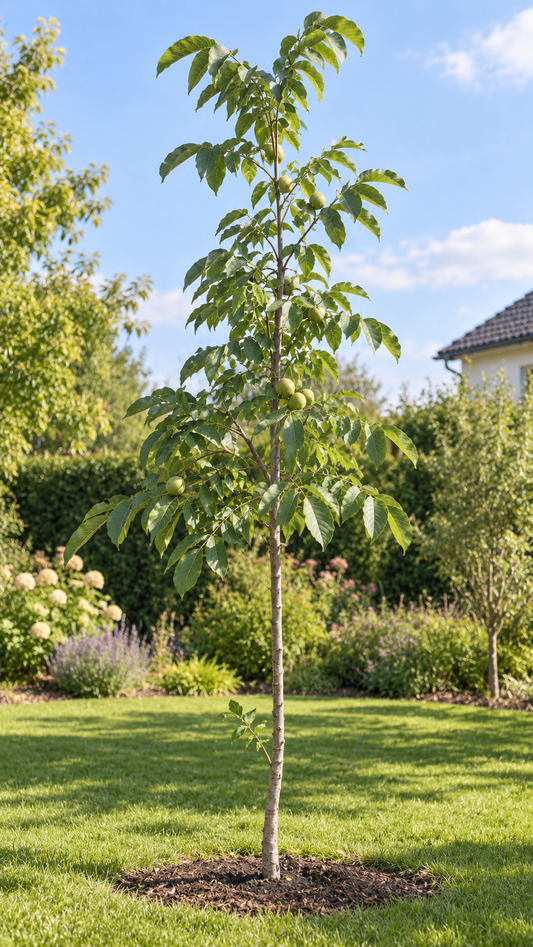 Walnussbaum ‘Komeet’ (Comet) ca. 200 cm – Juglans regia, winterharter Nussbaum und Obstbaum