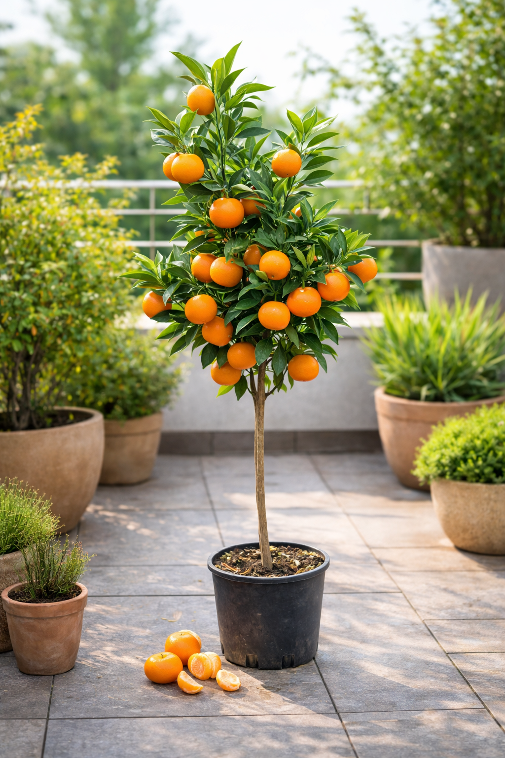 Satsuma Mandarinenbaum 130–160 cm Citrus unshiu winterharte Mandarine Japanische Mandarine Mandarinenbaum