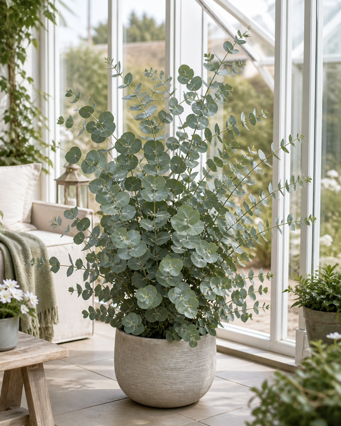 Eucalyptus Cinerea Silver Dollar ca 60 cm Silber Eukalyptus Pflanze Duft Eukalyptus Zimmerpflanze winterhart bedingt