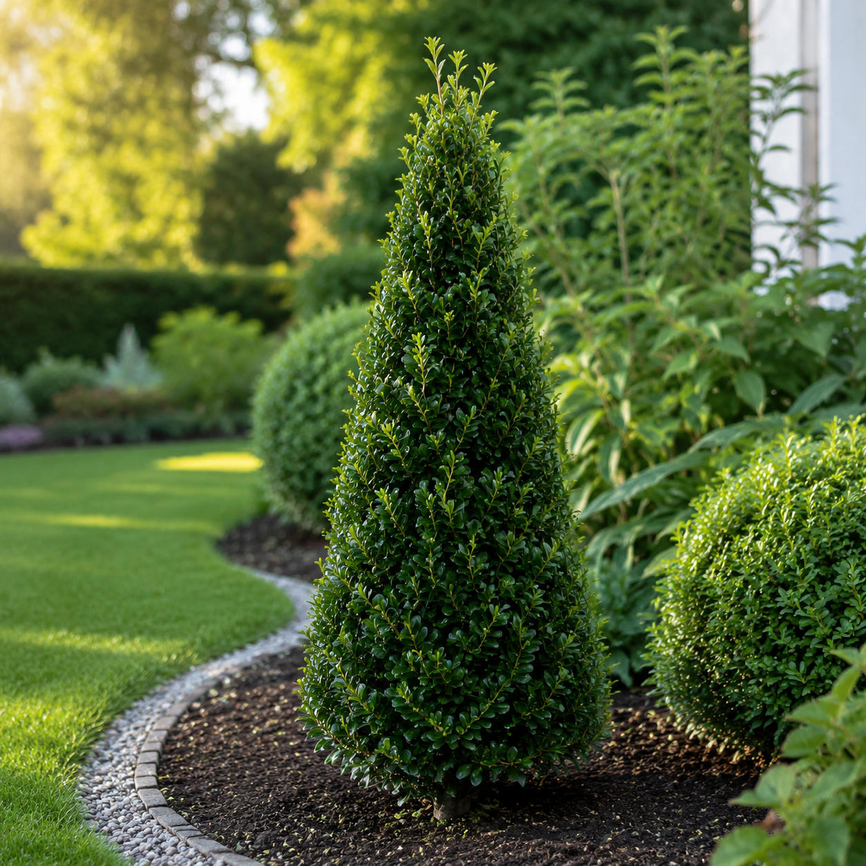 Ilex crenata ‘Jenny’ Pyramide 50–60 cm – Japanische Stechpalme, pflegeleichter Buchsbaum-Ersatz