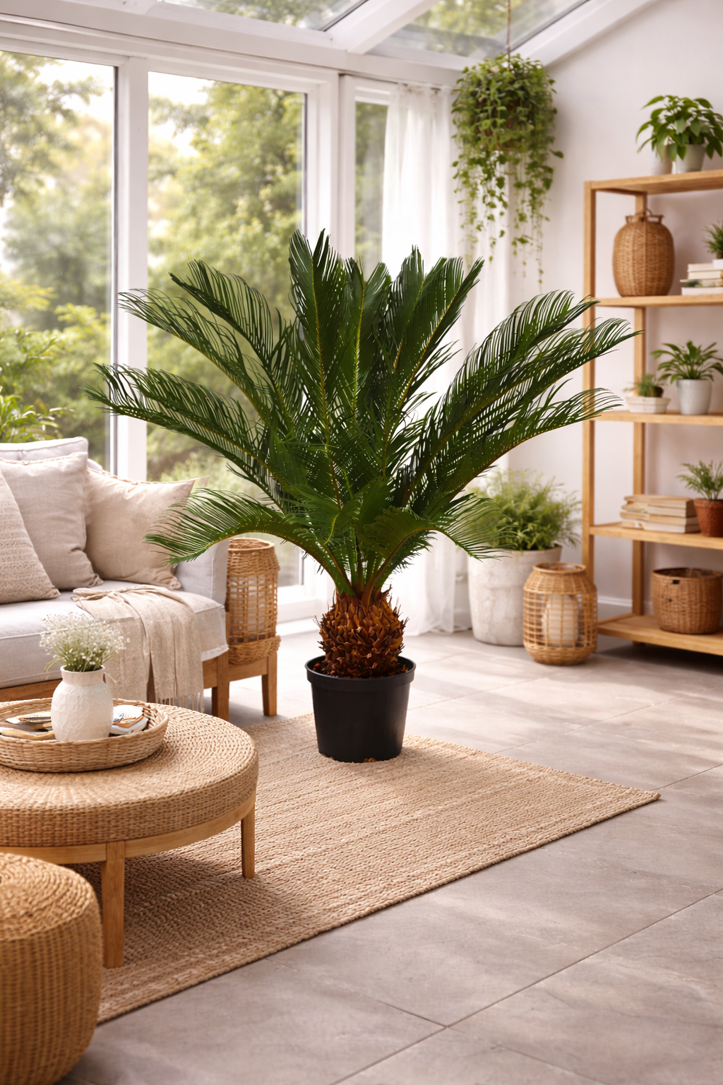 Angebot: Cycas Revoluta 80-100 cm – Exotischer Sagopalmfarn, Pflegeleichte Zimmerpflanze für Ihr Zuhause