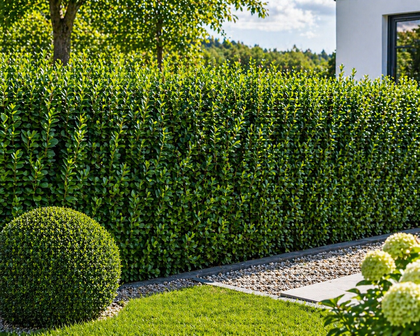 Ligustrum ovalifolium 30–50 cm – Ovalblättriger Liguster Heckenpflanze wintergrün schnellwachsend Sichtschutz