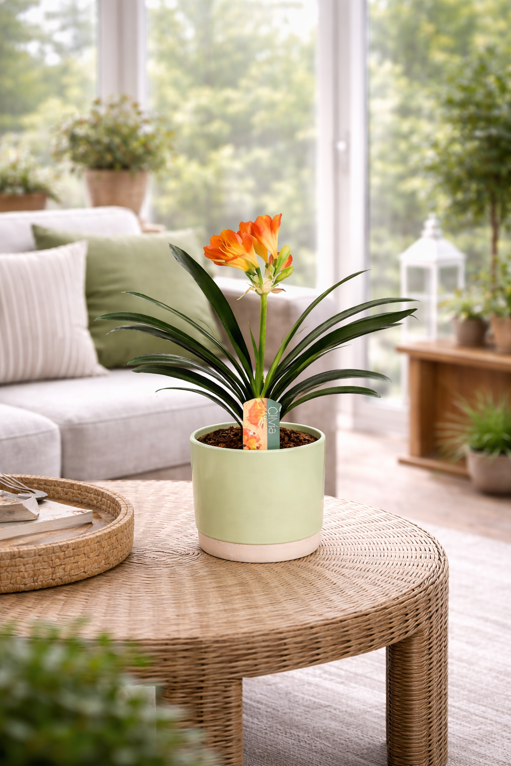Clivia miniata - Klívie řemínková - Pokojová rostlina - Listnatá rostlina