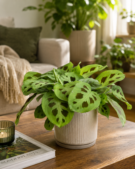 Maranta leuconeura Kerchoveana" 30 cm ZELENÁ Maranta - Maranta - Arrowroot