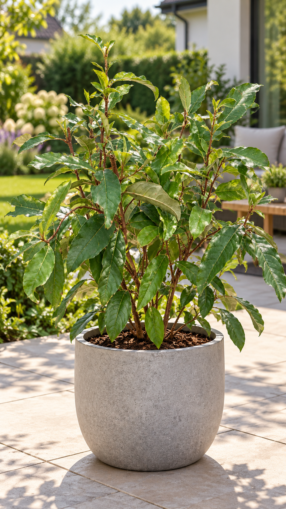 Schirm-Ölweide ‘Brilliant Rose’ – Elaeagnus umbellata, winterharter Beerenstrauch mit essbaren Früchten – 40–60 cm inkl. Topf