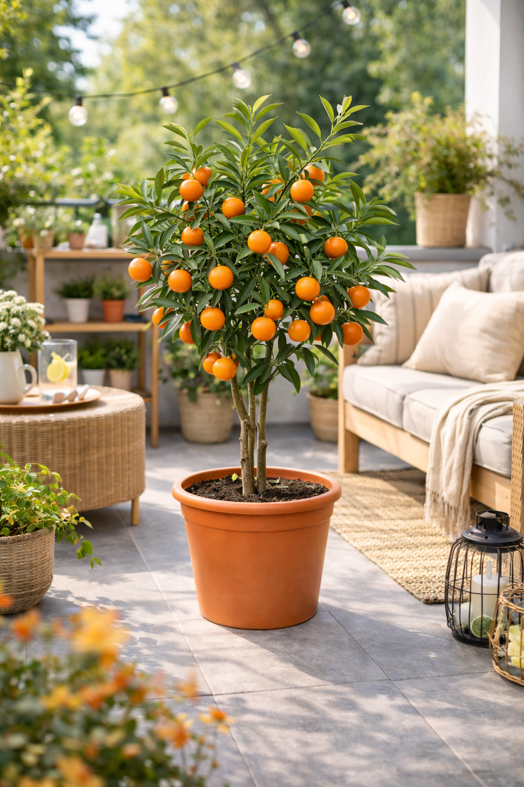 Nova Mandarin (bezsemínková mandarinka) 120-150 cm – Ideální do zahrady a na terasu