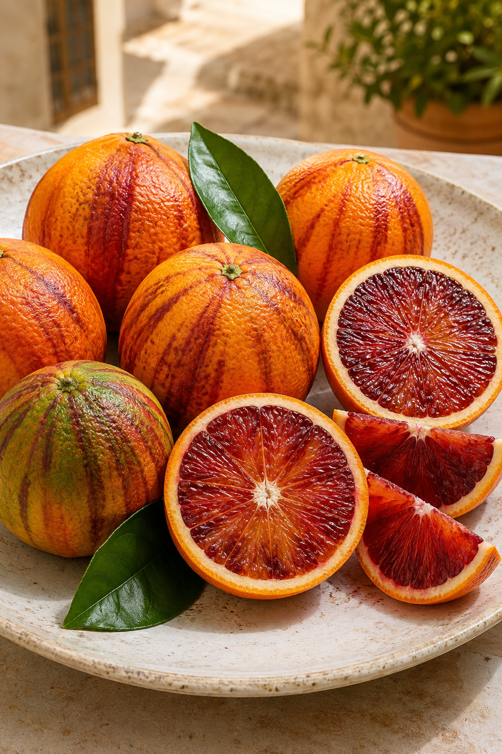 Arcobal Regenbogen-Orange als Stämmchen ca. 50 cm – Citrus sinensis, außergewöhnliche Zitruspflanze für Balkon und Terrasse