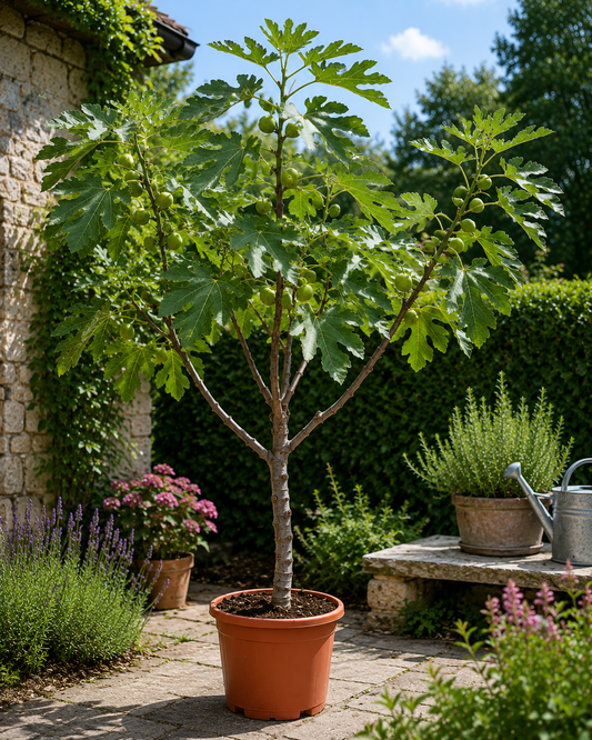 Ficus carica Fiorone Bianco Feigenbaum 180–200 cm XXL Feige mit dickem Stamm Winterharte Echte Feige Mediterraner Obstbaum