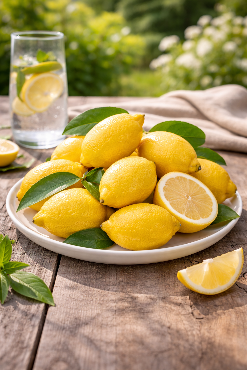 Amalfitano Zitronenbaum 120–140 cm – Echter Zitronenbaum im Topf, Mediterraner Citrus Limon für Terrasse & Balkon