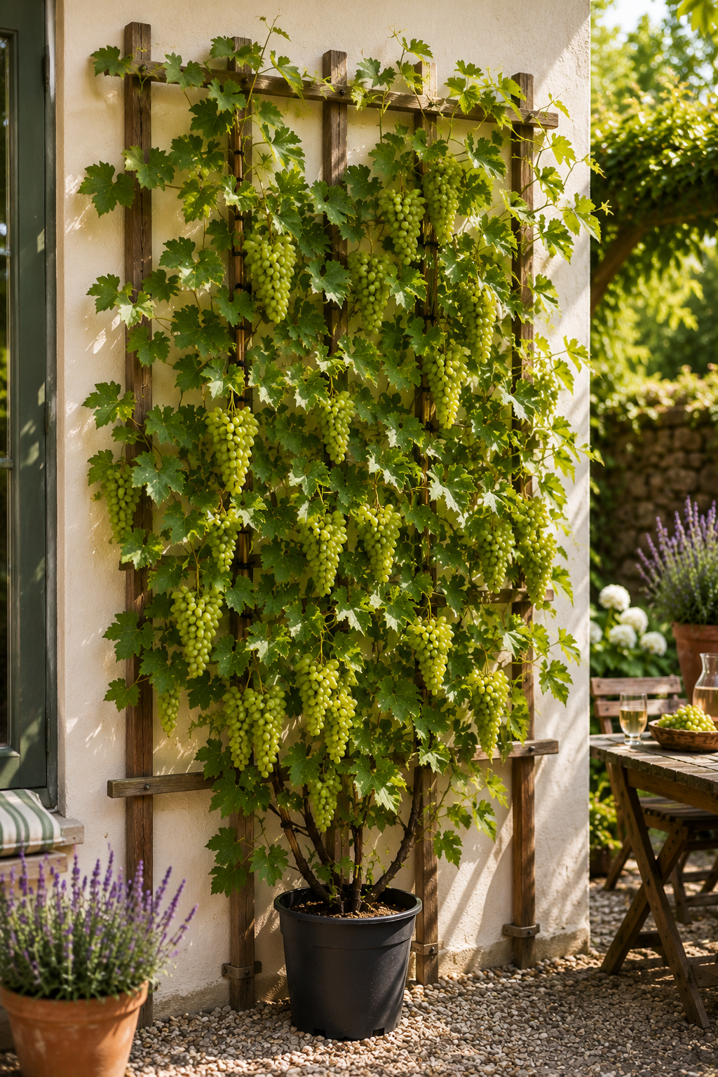 Vitis vinifera 'Excelsior' Weinrebe 120–180 cm – Tafeltraube, Rebstock, Weinpflanze, Kletterpflanze
