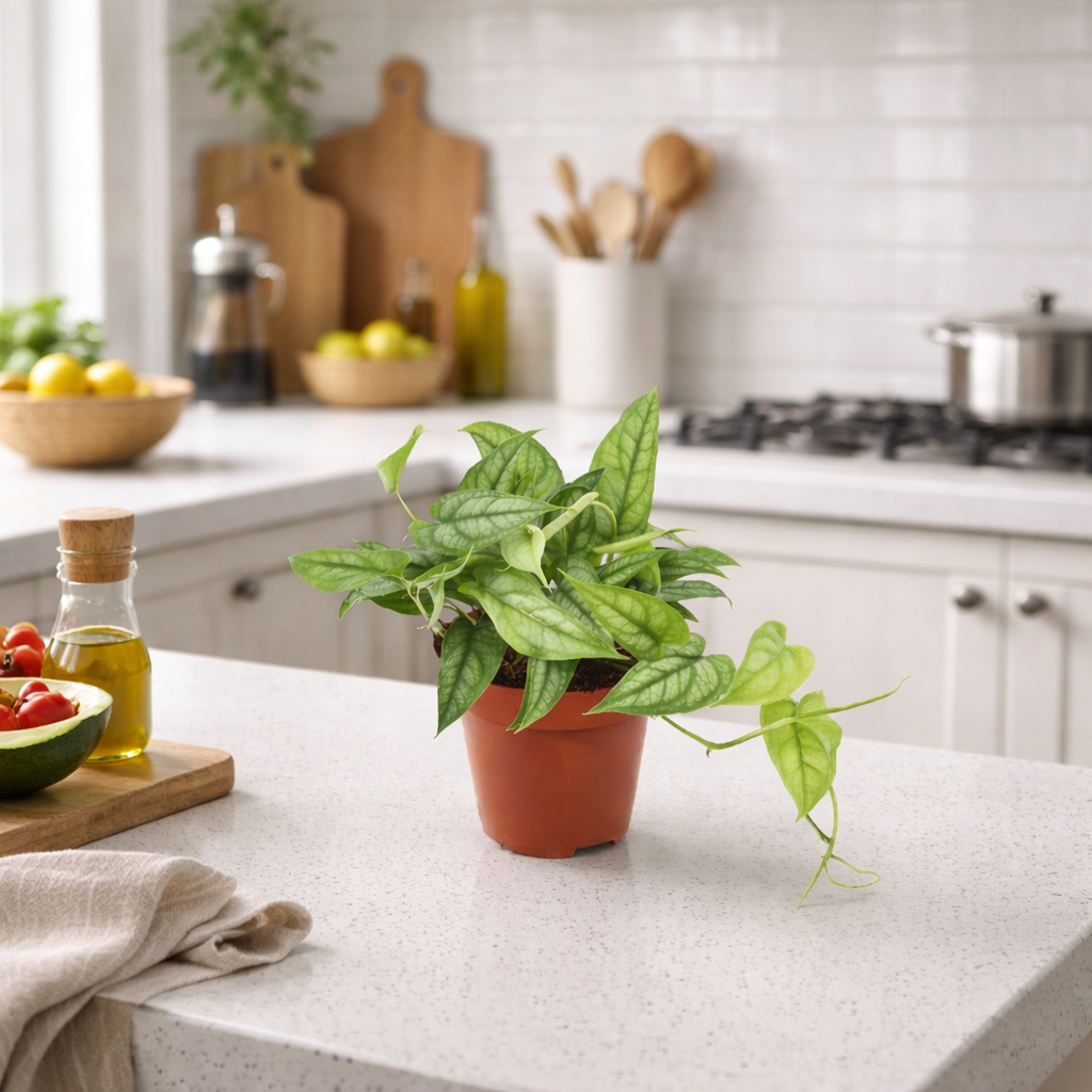 Exotická pokojová rostlina Monstera Siltepecana | 20–30 cm | 12cm květináč | Snadná péče, rychlý růst a čištění vzduchu