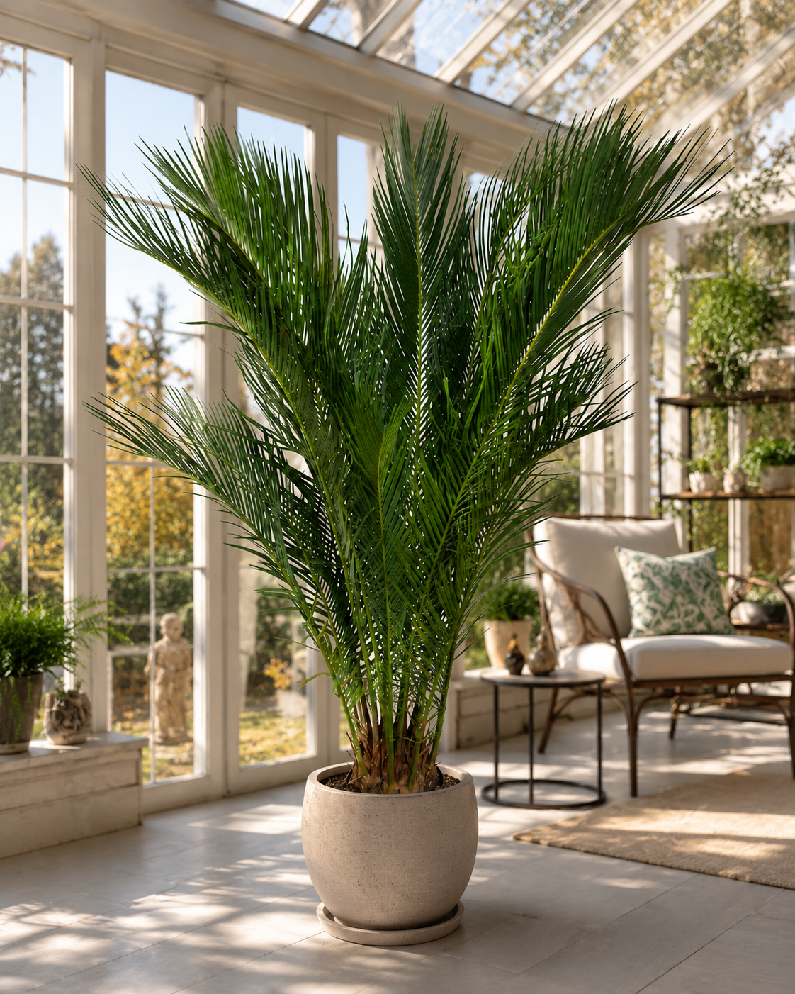 Cycas Revoluta ca. 100 cm – Palmfarn Sagopalme Zimmerpalme Exotische Grünpflanze