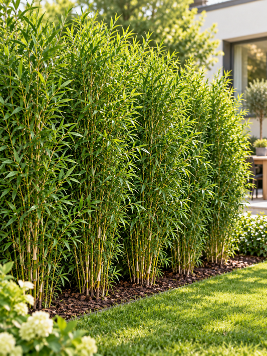 Fargesia robusta ‘Campbell’ 40–60 cm – Winterharter Heckenbambus im 2-Liter-Topf, horstbildender Zebra-Bambus