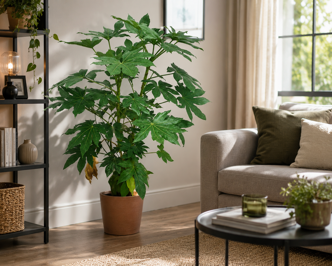 Zimmeraralie ca. 100 cm Fatsia japonica Zimmerpflanze