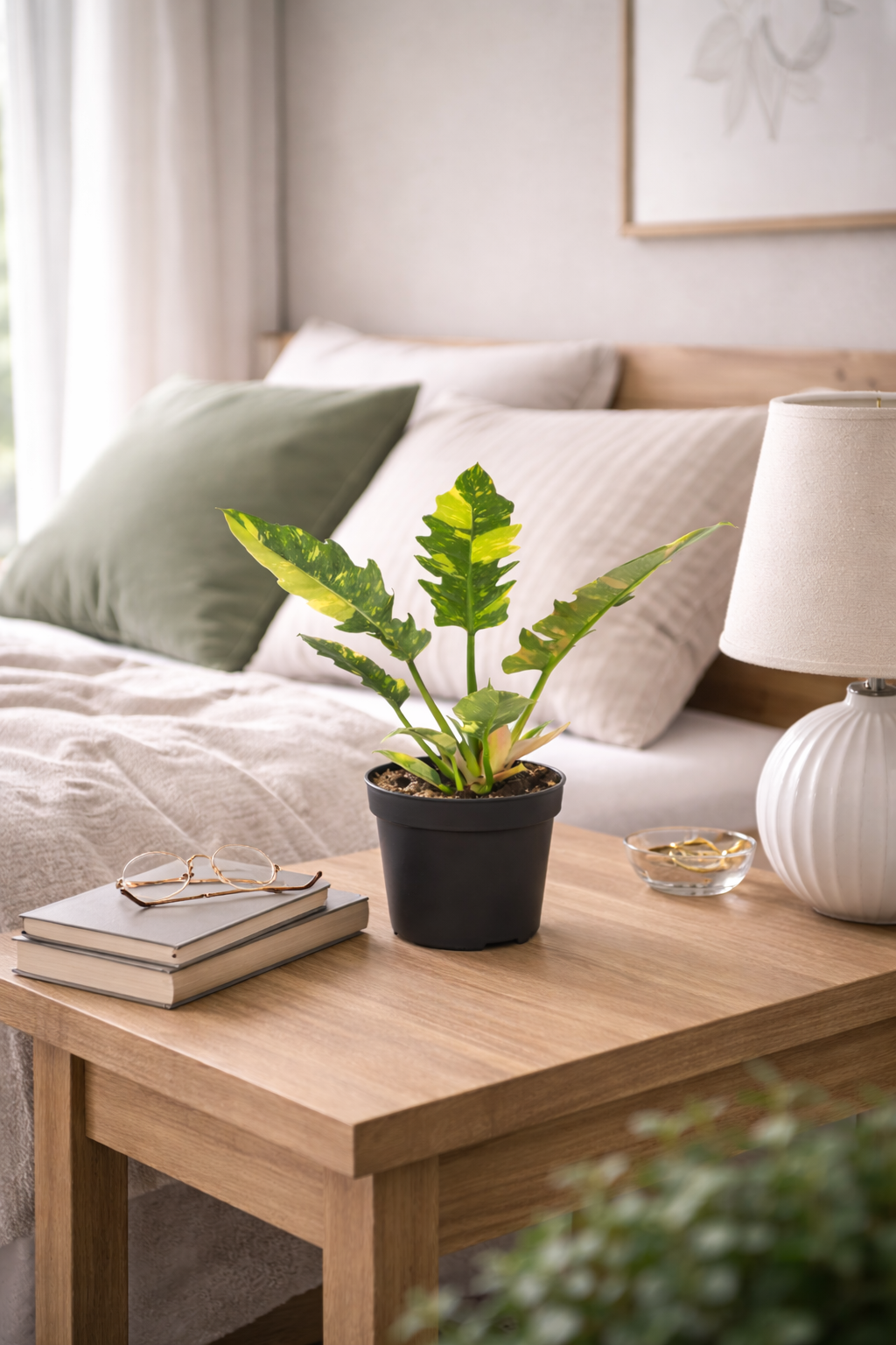 Philodendron Ring of Fire ca. 30 cm – Bunter Baumfreund Zimmerpflanze, seltene Grünpflanze, pflegeleicht & luftreinigend