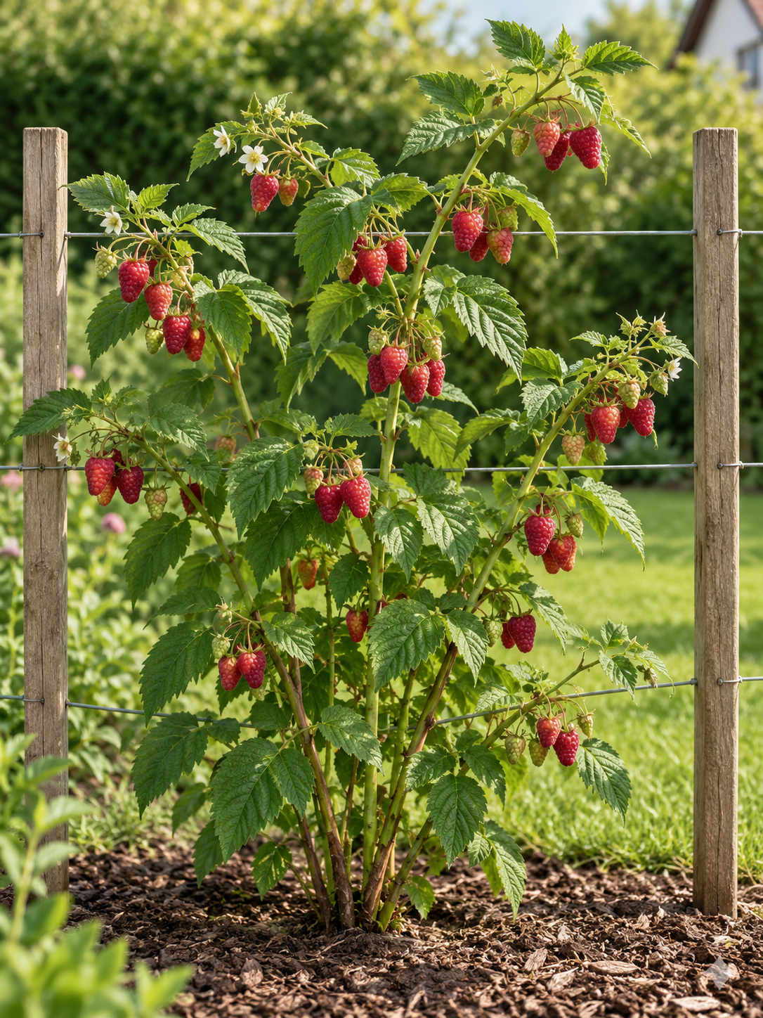 Himbeere ‘Tulameen’ 50–70 cm – Rubus idaeus Sommerhimbeere mit aromatischen Früchten