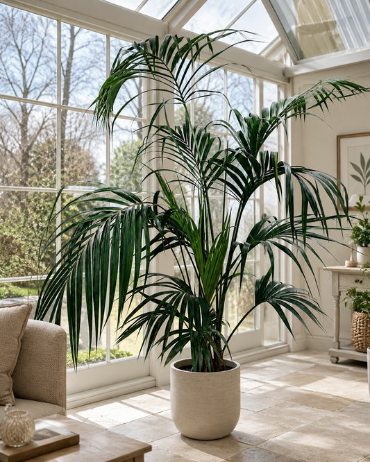 XXL Kentia Palme bis 220 cm – Howea forsteriana Zimmerpalme Indoor Palme große Wohnzimmerpalme