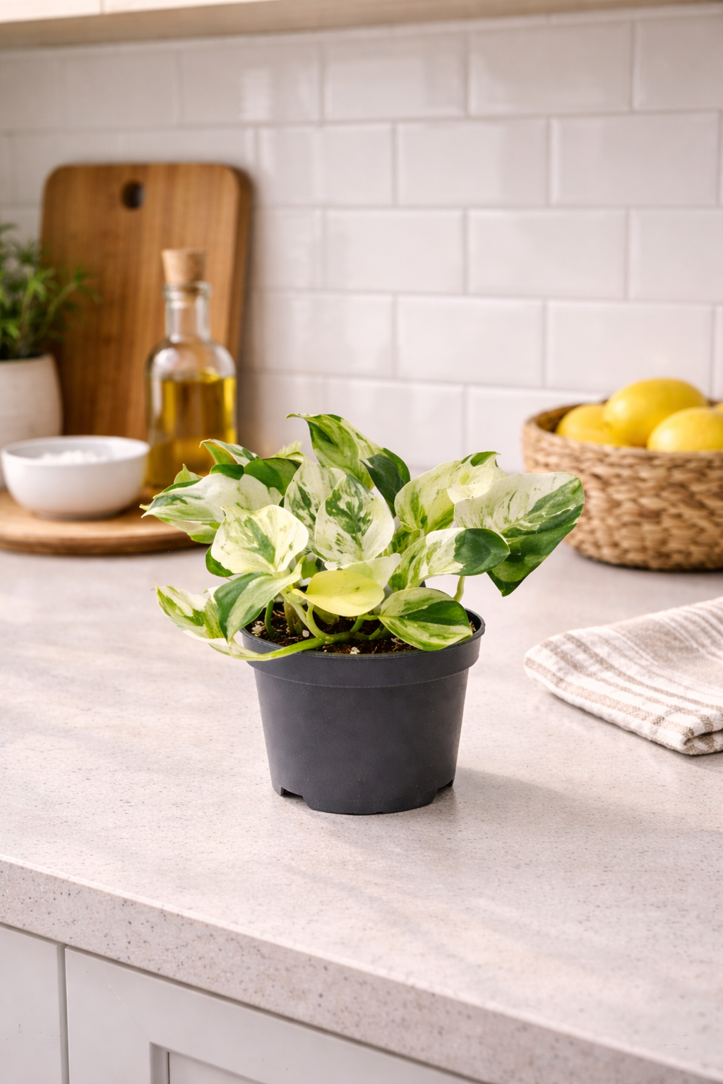 Epipremnum Happy Leaf Ø12 cm – Efeutute Zimmerpflanze ca. 20 cm hoch –  pflegeleichte Grünpflanze für Wohnung & Büro