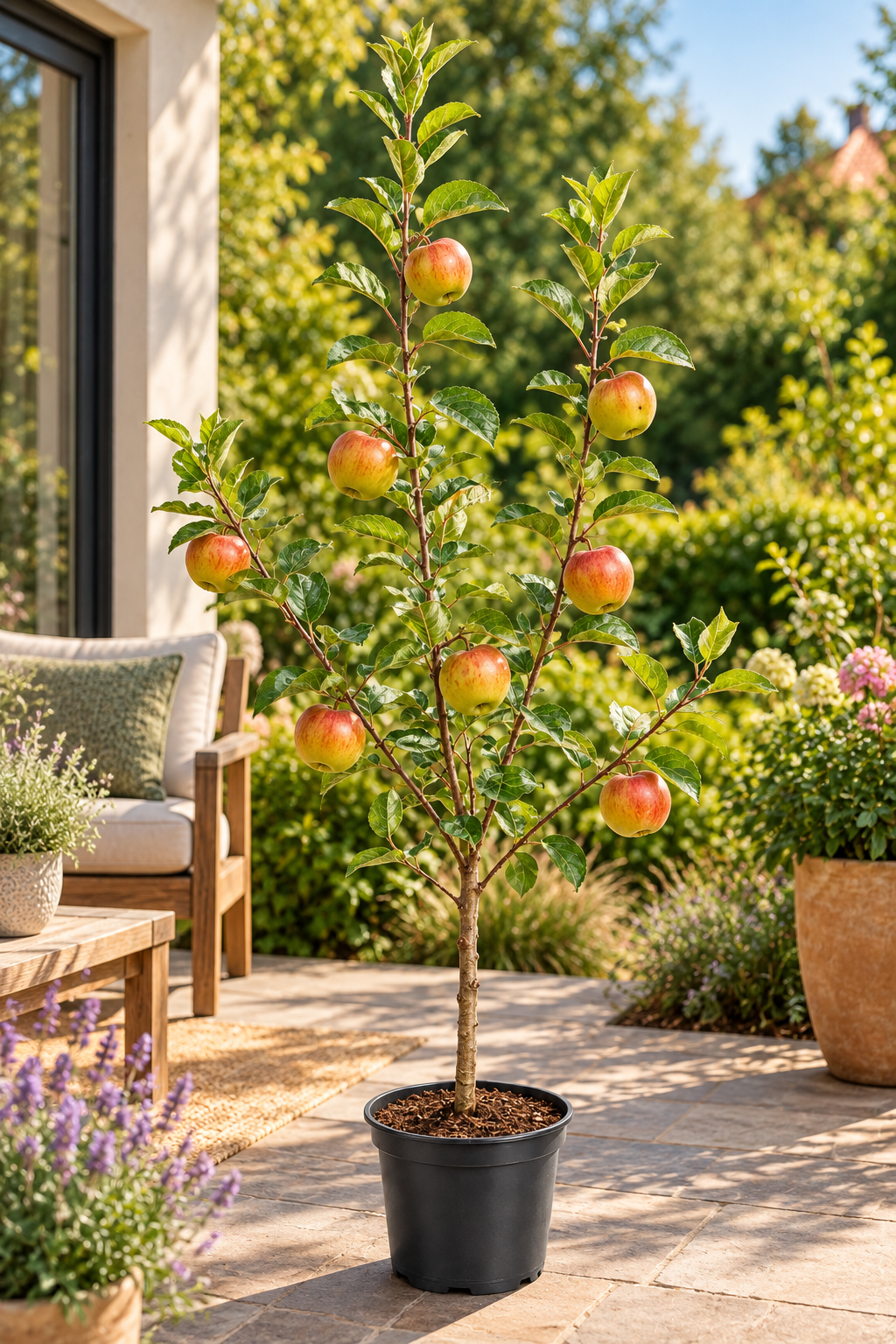 Apfelbaum ‘Cox Orange’ 100–120 cm – Malus domestica ‘Cox’s Orange Pippin’, aromatischer Gartenapfel & Obstbaum