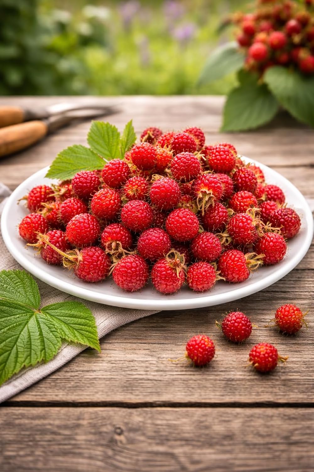 Japanische Weinbeere 30–35 cm – Rubus phoenicolasius | Winterharte Japanische Himbeere & süße Kletterbeere für Garten und Balkon